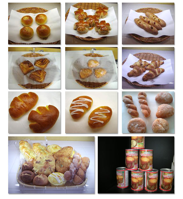 森のパン屋 いろいろなパンがあります